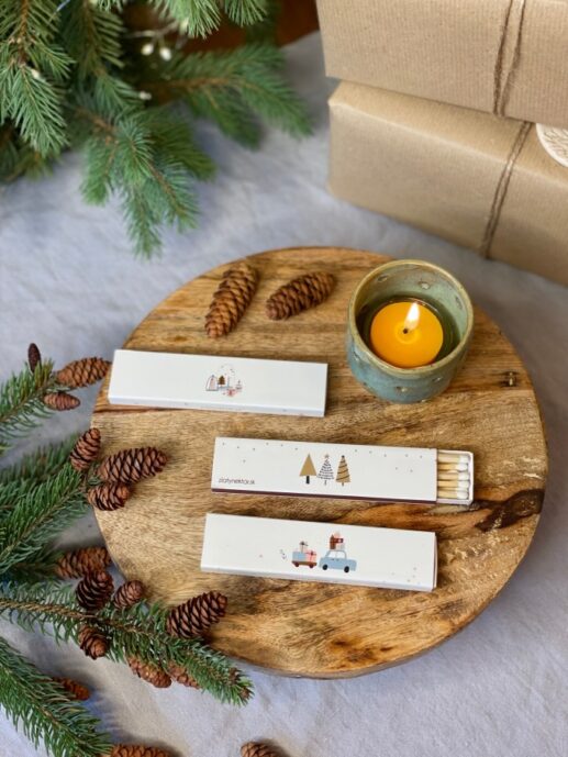 Vianočné Dlhé zápalky Hygge – Zlatý nektár (Náhodný nápis)