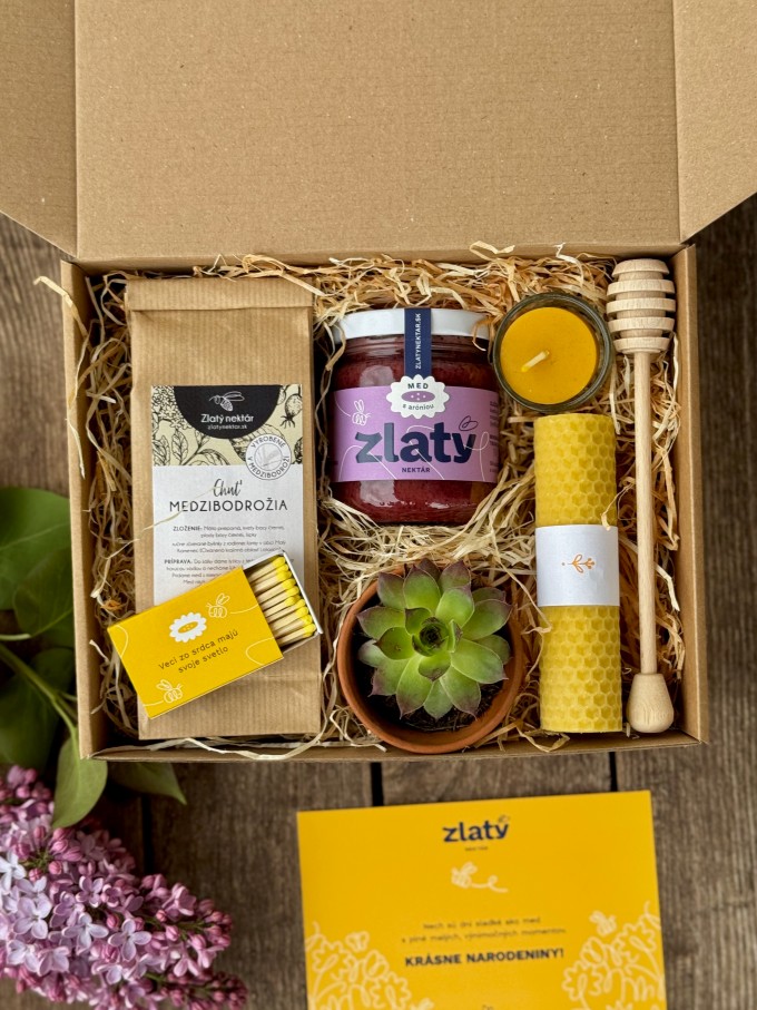 Darčekový box pre ženu „Teplo domova“ - prírodný darček nielen na Deň matiek