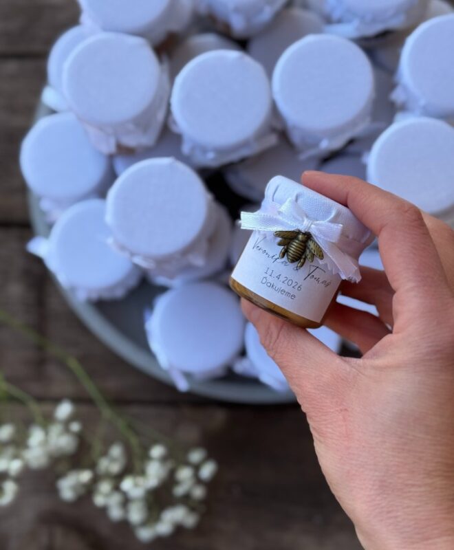 svadobne mini medy darcek pre hosti
