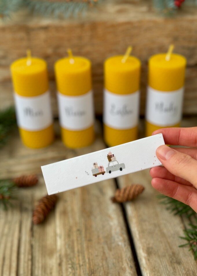 Vianočné Dlhé zápalky Hygge – Zlatý nektár