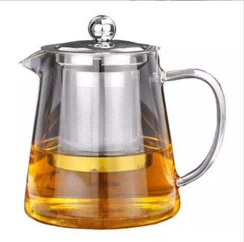 Sklenený čajník s nerezovým filtrom 800 ml